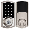 Kwikset SmartKey Satin Nickel Metal Electronic Deadbolt