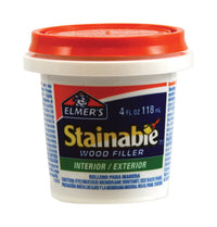 Elmer's Carpenter's Light Tan Stainable Wood Filler 4 oz. (Pack of 24)