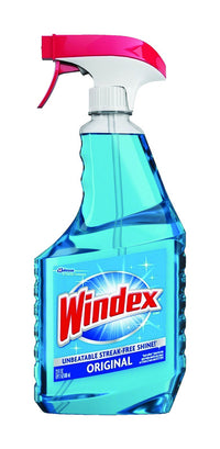 Windex Original No Scent Glass Cleaner 23 oz. Liquid (Pack of 8)