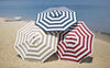 Sunline  Traditional  9 ft. Tiltable Tan Stripe  Market Umbrella