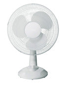 Cool Works Crdf-12a 12 White Oscillating Desk Fan