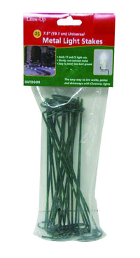 Dyno Green Christmas Light Stakes