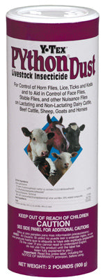 Livestock Synergized Python Dust Insecticide, 2-Lbs.