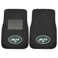 NFL - New York Jets Embroidered Car Mat Set - 2 Pieces