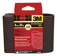 3M 24 Inch In. L X 4 In. W Aluminum Oxide Sanding Belt 120 Grit Fine 1 Pc.