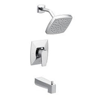 Chrome Posi-Temp(R) tub/shower