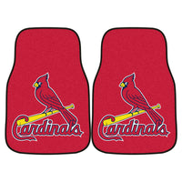 MLB - St. Louis Cardinals Carpet Car Mat Set - 2 Pieces