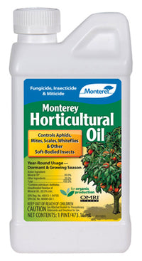 Monterey Organic Horticultural Spray Oil Liquid Concentrate 32 oz