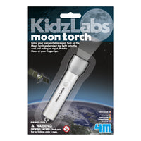 4M KidzLabs Moon Torch Toy Plastic Gray