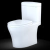 TOTO® Aquia IV® 1G® Cube Two-Piece Elongated Dual Flush 1.0 and 0.8 GPF Universal Height Toilet with CEFIONTECT®, WASHLET®+ Ready, Cotton White - MS436124CUMFG#01