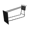 Vulcan  6.28 in. H x 4 in. W x 13 in. L Black  Lopper Hook  Display Rack  Metal