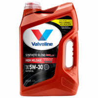 Valvoline 5W-30 4 Cycle Engine Synthetic Blend Motor Oil 5 qt (Pack of 3)