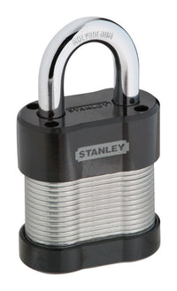 National Hardware 2 in. W Steel Key Laminated Padlock 2 pk Keyed Alike