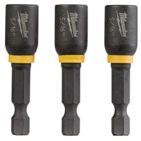 Milwaukee Shockwave 5/16 in. S X 1-7/8 in. L Steel Nut Driver 3 pc