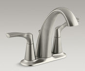 Kohler R37024-4d1-Bn 4 Brushed Nickel Mistos Two Handle Centerset Lavatory Faucet