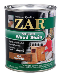 ZAR Semi-Transparent Provincial Oil-Based Oil Wood Stain 1 qt. (Pack of 4)