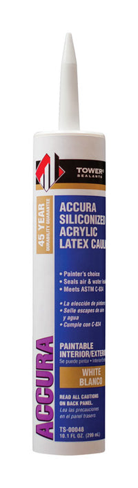 ACCURA CAULK WHT 10.1OZ (Pack of 12)