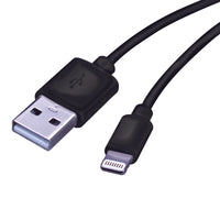 Fabcordz Lightning to USB Charge and Sync Cable 6 ft. Black