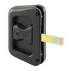 Prime-Line Black Plastic Latch and Pull 1 pk