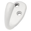 Hickory Hardware Medium White Zinc 2 in. L Utility Hook 1 pk