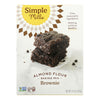 Simple Mills - Brownie Mix Almond Flour - Case of 6 - 12.9 OZ