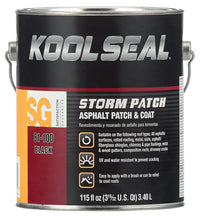 Storm Patch Roof Patch/Coat, Asphalt Black, Gal.