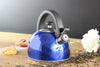 Sabal Blue Stainless Steel 2.1Qts. Tea Kettle