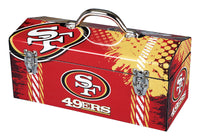 Sainty International San Francisco 49ers Art Deco Tool Box 7.7 H x 7.1 W x 16.2 L in.