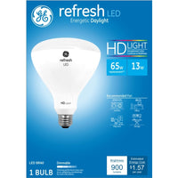 GE  BR40  E26 (Medium)  LED Bulb  Energetic Daylight  65 Watt Equivalence 1 pk