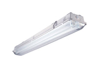 Metalux  Vaporite  4 in. H x 8 in. W x 51 in. L Gray  Fluorescent Light Fixture