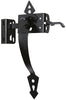 National Hardware N109-040 2" X 11" Black Heavy Duty Thumb Latch