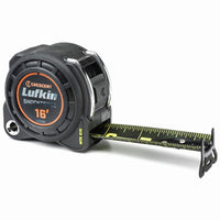 Lufkin Shockforce Tape Measure, Matte Black Nylon, 1-3/16-In. x 16-Ft.