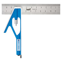 Empire  True Blue  12 in. L x 5 in. H Steel  Adjustable Heavy Duty  Combination Square  Gray