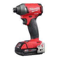 Milwaukee M18 FUEL 18 volt Cordless Brushless Impact Driver Kit 1800 in-lb