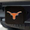 University of Texas Black Metal Hitch Cover - 3D Color Emblem