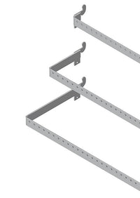 Southern Imperial  6 in. W x 48 in. L Galvanized  Gray  Crossbar  1 pk