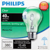 Philips EcoVantage 29 W A19 A-Line Halogen Bulb 380 lm Soft White 2 pk