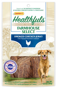 Ruffin It 08513 3.5 Oz. Smoked Chicken Jerky Dog Treats (Pack of 3)