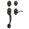 Kwikset SmartKey Austin Venetian Bronze Handleset Right or Left Handed