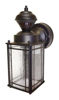 Heath Zenith Bronze Motion-Sensing Incandescent Wall Lantern