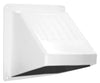 Builder's Best 4 in. W X 4 in. L Bright White Plastic Dryer Vent Hood