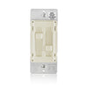 Leviton Decora SureSlide Light Almond Fan/LED Dimmer Slide Switch 1 pk