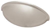 3-In. Satin Nickel Plain Cup Cabinet Pull