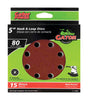 Gator 5 in. Aluminum Oxide Hook and Loop Sanding Disc 80 Grit Medium 15 pk