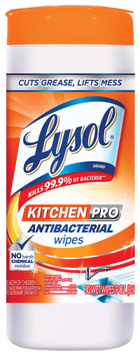 Lysol Kitchen Pro Citrus Scent Antibacterial Disinfectant 30 pk (Pack of 6)