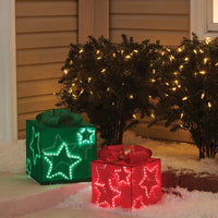 Celebrations  Red and Green Gift Boxes  Yard Decor