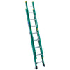 Werner 16 ft. H Fiberglass Telescoping Extension Ladder Type II 225 lb. capacity