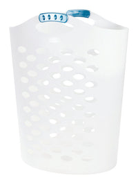 Rubbermaid White Plastic Laundry Hamper (Pack of 4)