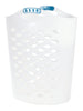 Rubbermaid White Plastic Laundry Hamper (Pack of 4)