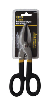 Steel Grip 8 in. Carbon Steel Straight Tin Snips 1 pk